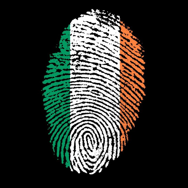 empreintes digitales j'aime Irlande