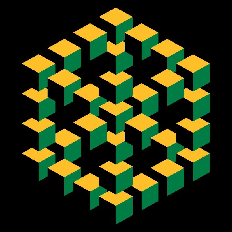 impossible figure Escher cube geometry fantasy