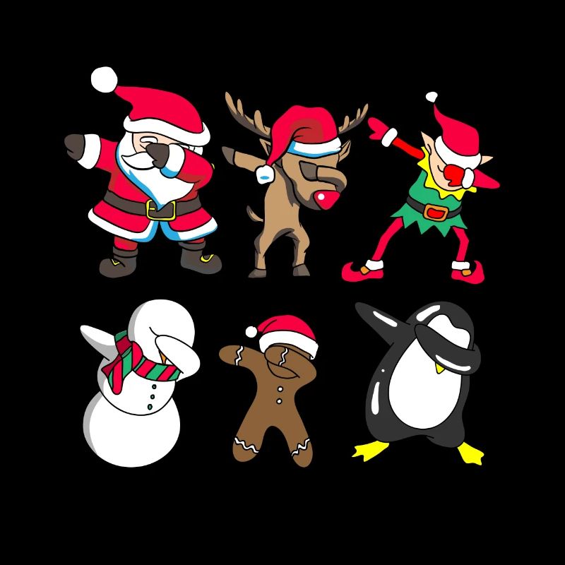 Dabbing Santa Dab Rentier Elf Weihnachten Geschenk