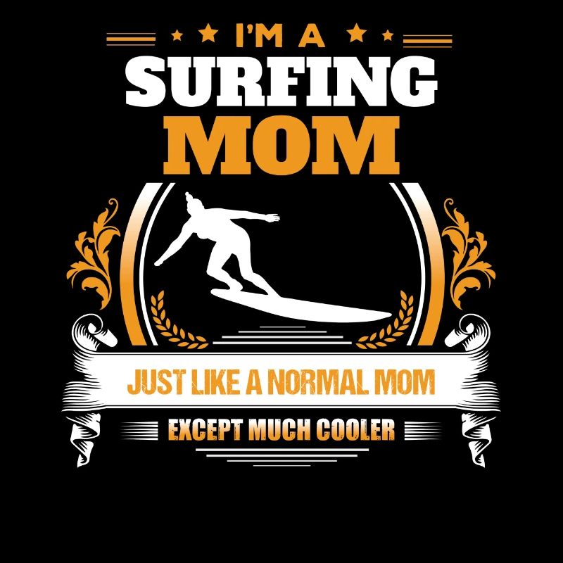 Surfen Mom Shirt Geschenkidee