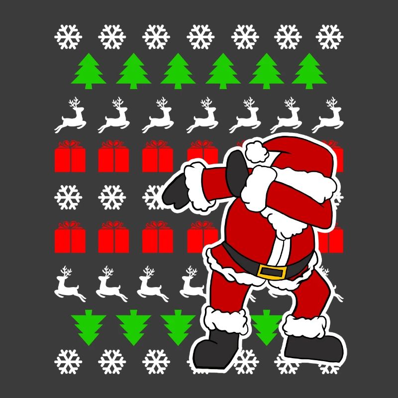 Dabbing Santa Ugly Pull Noël Noël drôle