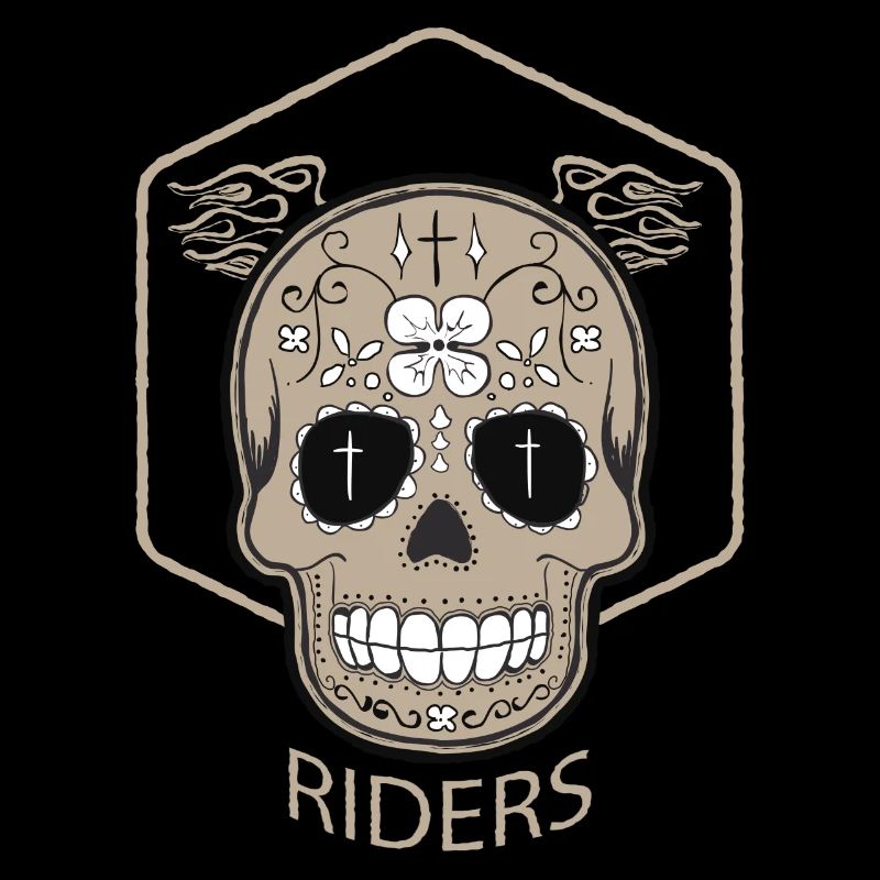 skull riders skull biker motorcycle dead symbol