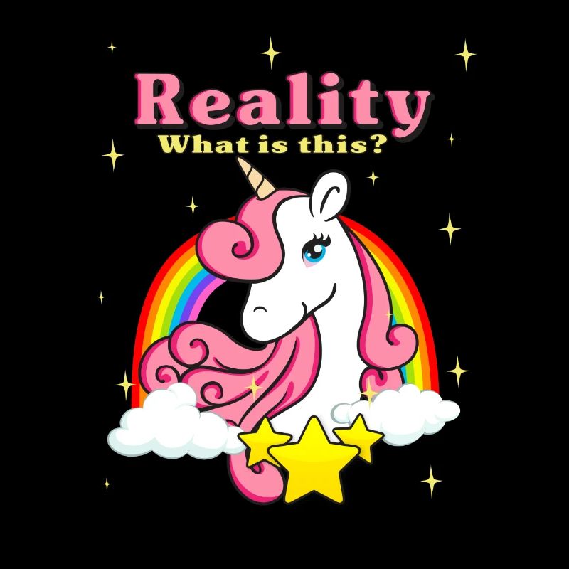 Einhorn Regenbogen Wolken Sterne Geschenk