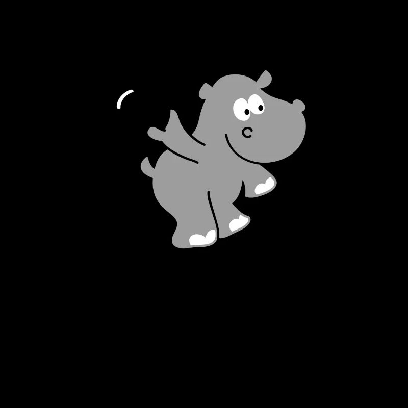 Bowling Hippo - Kegeln Nilpferd Geschenk