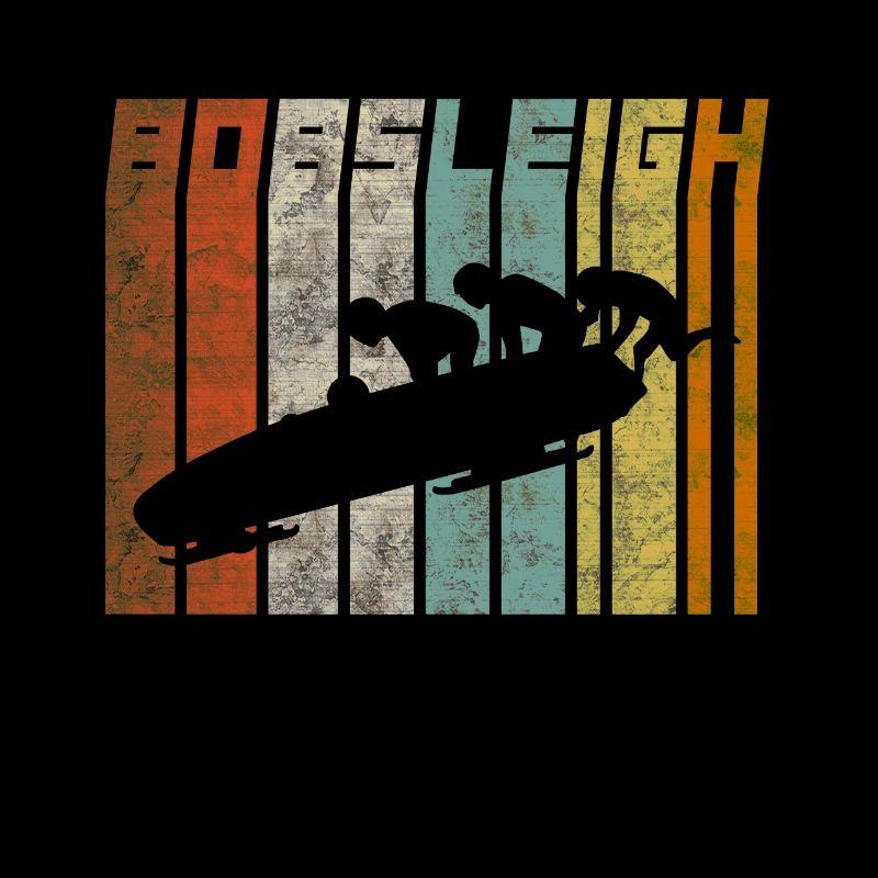 Retro Bob rider Bobsleigh