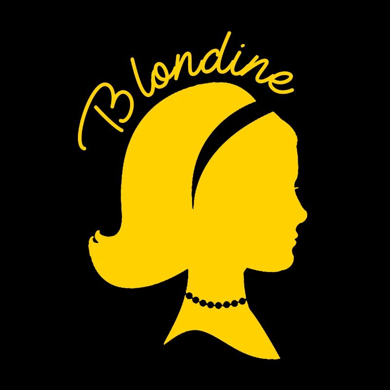 BLONDINE Design Tshirt Geschenk