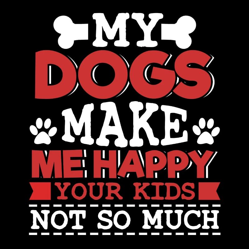 Les chiens me rendent heureux