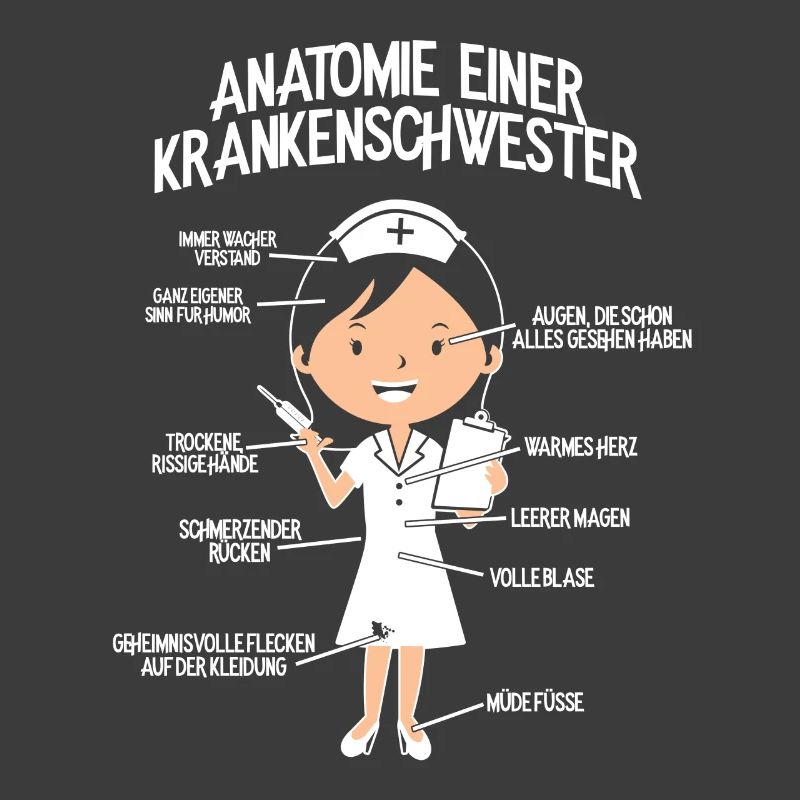 Anatomie einer Krankenschwester - Geschenk