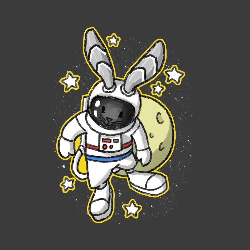 Bunny Easter Space Astronaut Gift