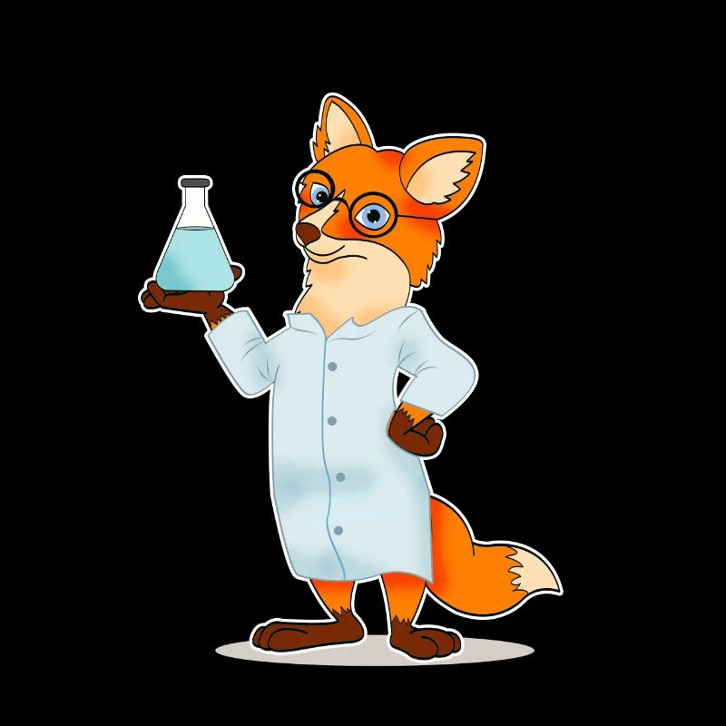 Fox comic scientist chemistry biology