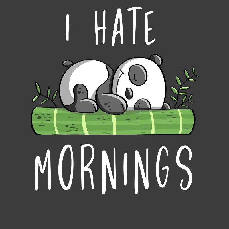 I Hate Mornings - Bambus Panda Bär - Comic