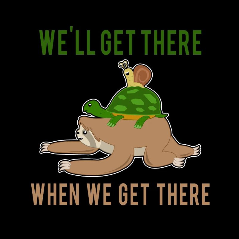 Sloth Running Team - "We'll get there"