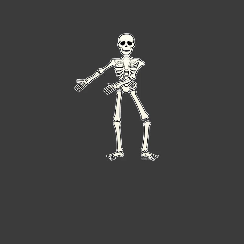 Floss Dance Move Skeleton