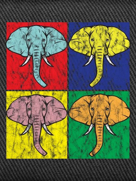 Elephant Pop Art