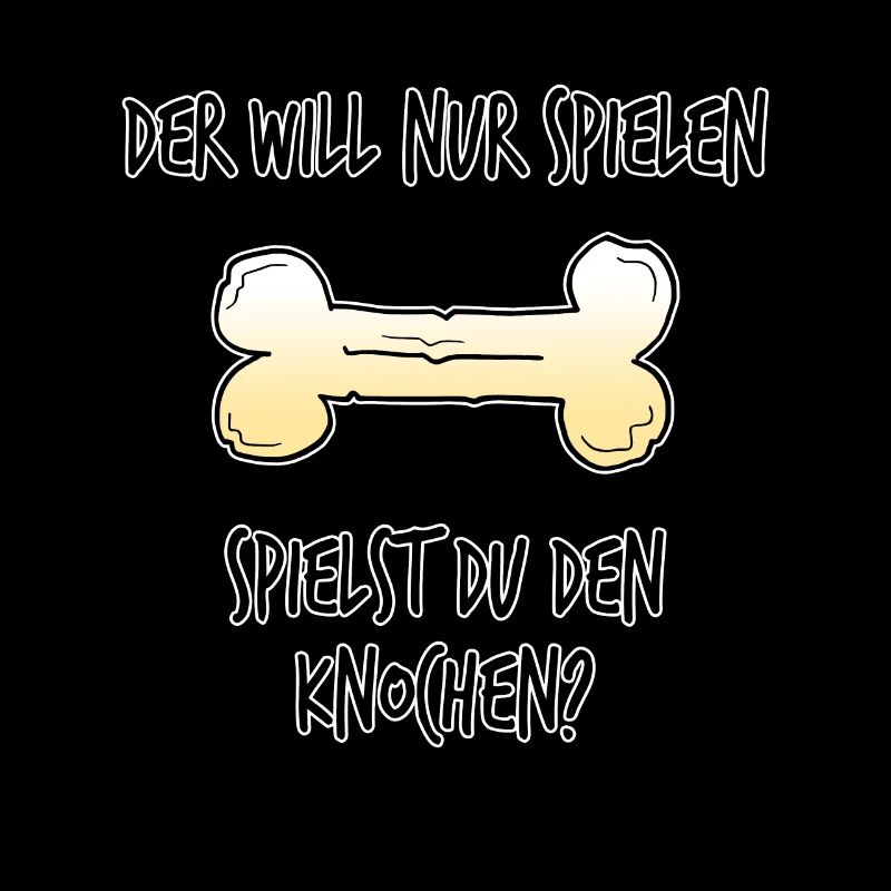 Hund Knochen will nur spielen Geschenk