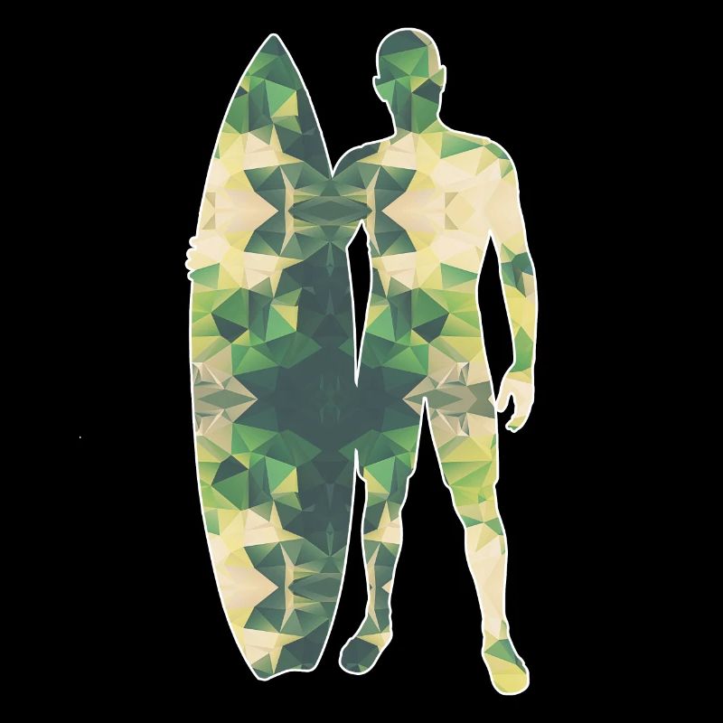 Polygon Surfer grün