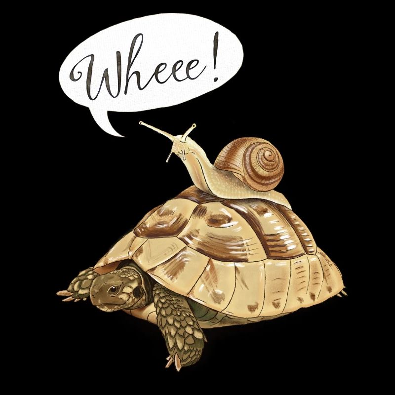 Joyride mit Schildkröte und Schnecke (englisch)