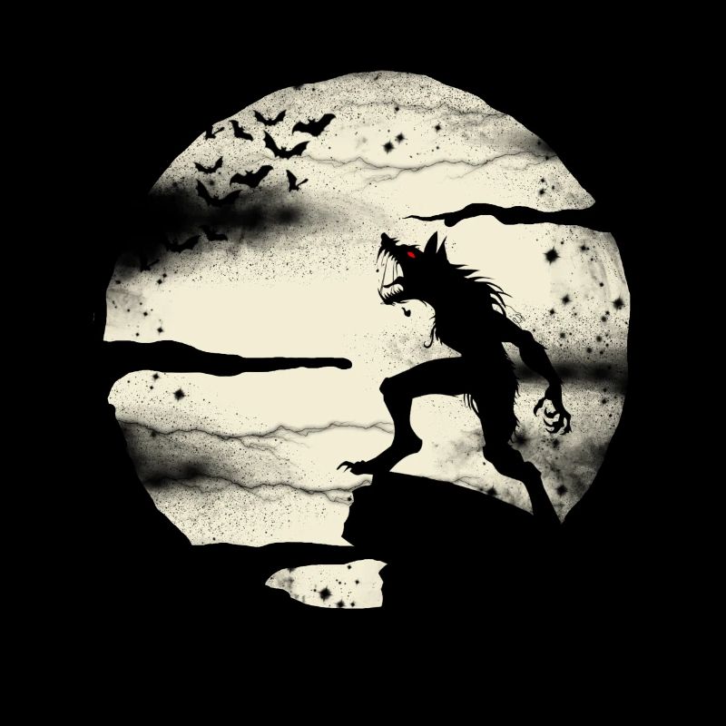 Werewolf With The Full Moon
