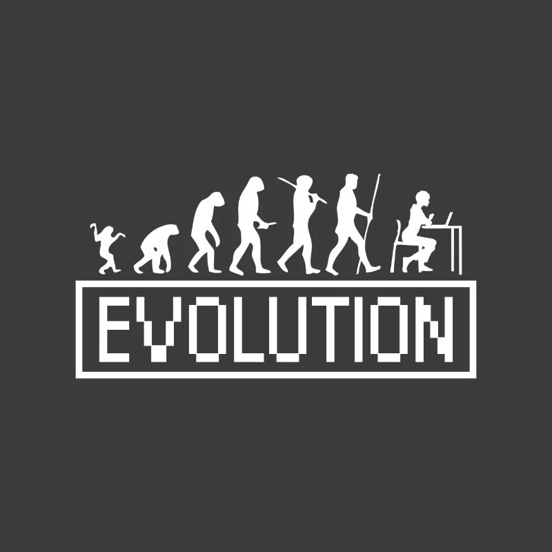 Evolution Computer Geschenk