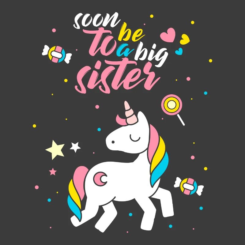 Ich werde große Schwester Einhorn Geschenk