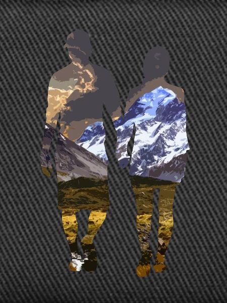 The mountains