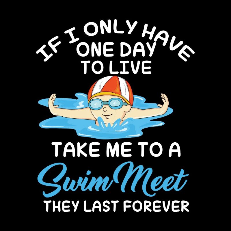 Funny Swimmer Swimming