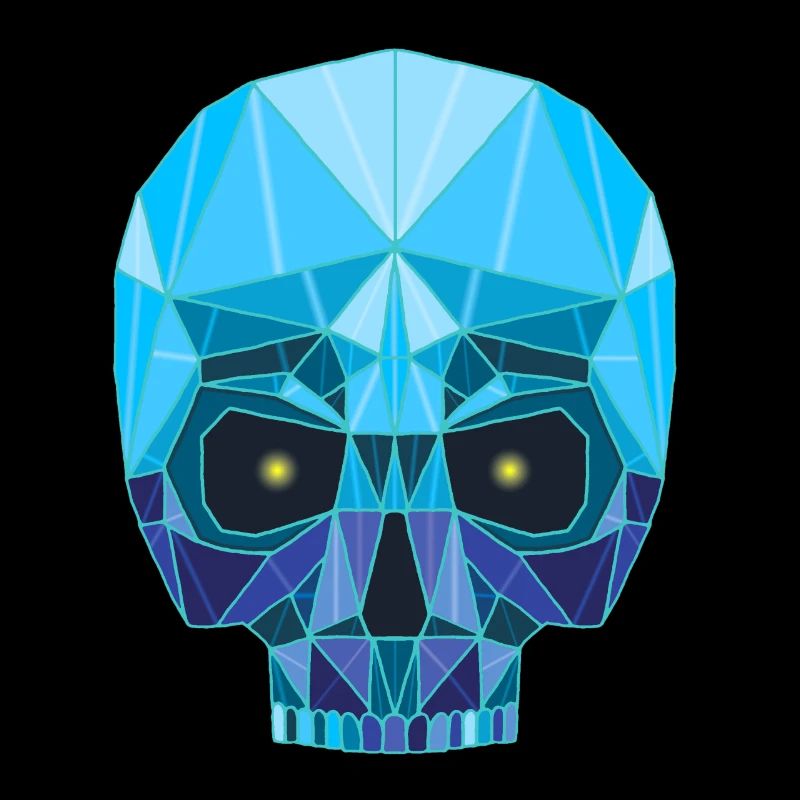 Sapphire skull