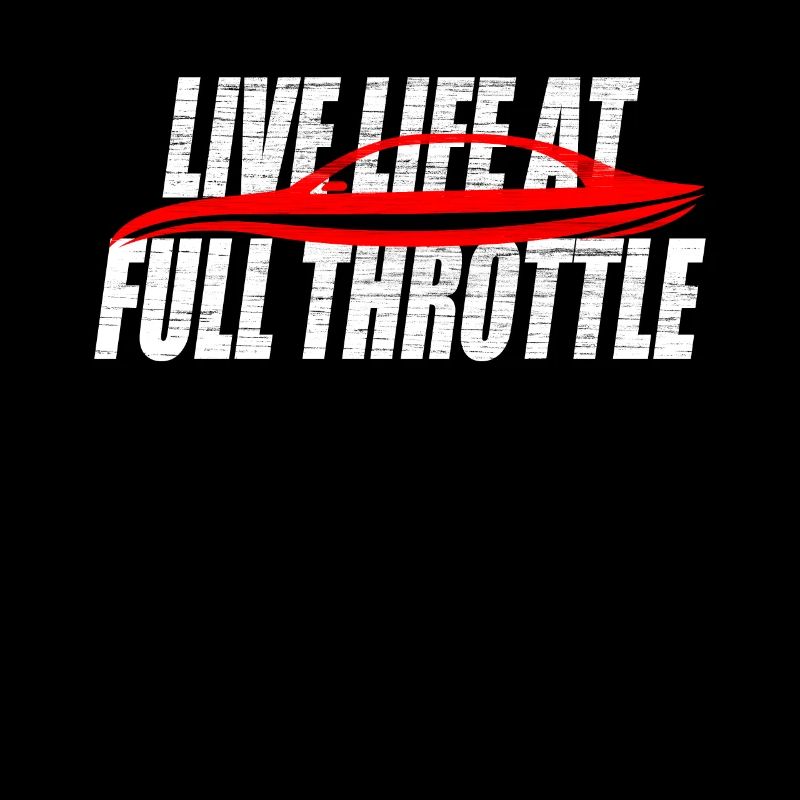 Live Life At Full Throttle Racing Course Speed