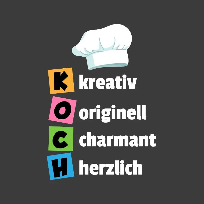 Chef - creative, original, charming, cordial