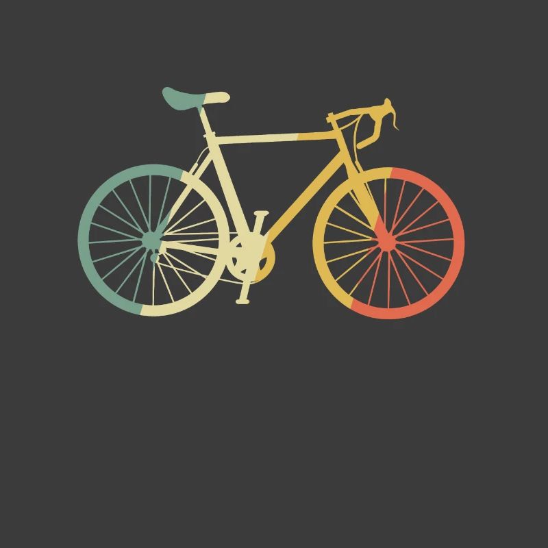 Vélo de course vélo retro multicolore cadeau