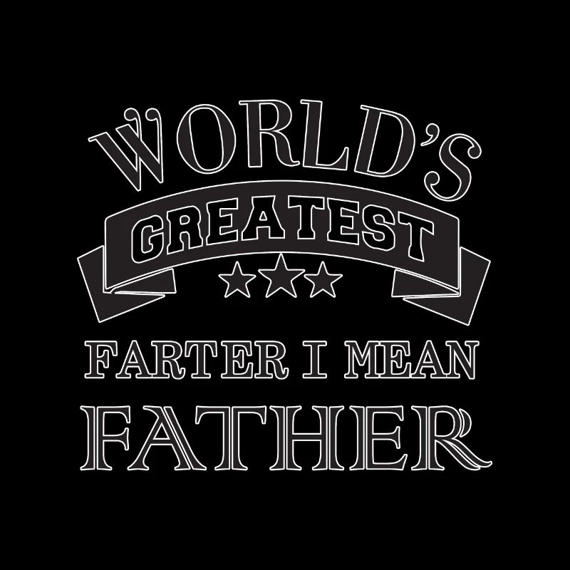 Weltbester Vater Spruch Design