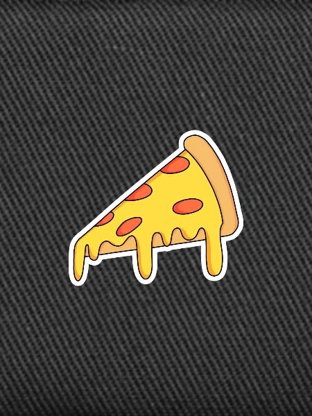 Pizza Slice Pop-Art Motiv