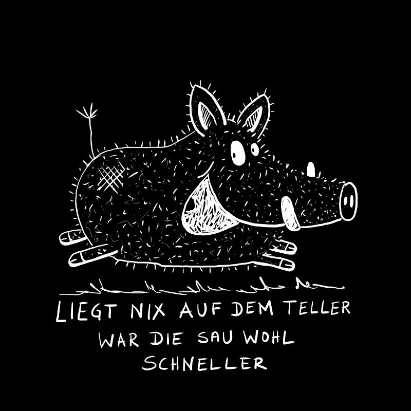Petit sanglier à dire je chasseur