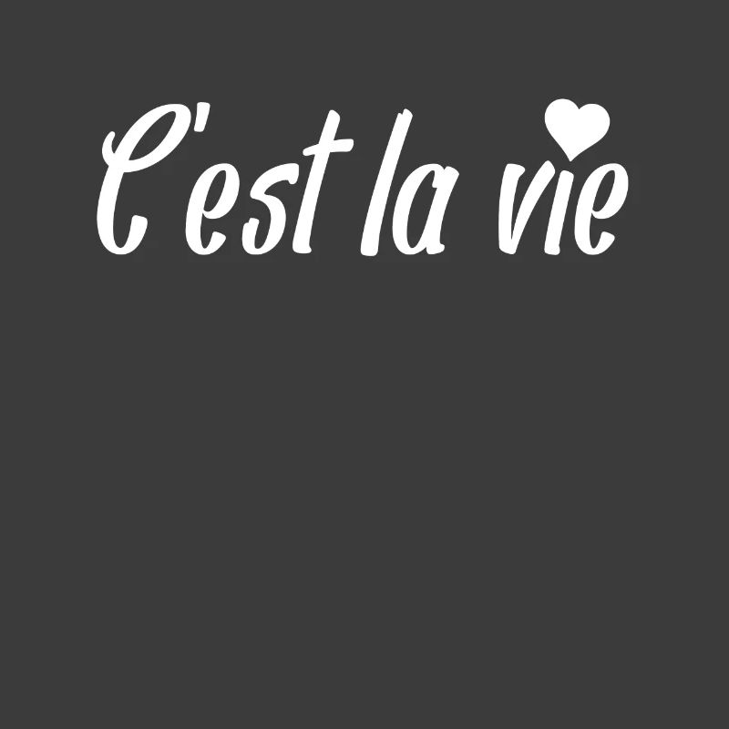 C’est la Vie Script mit Herz