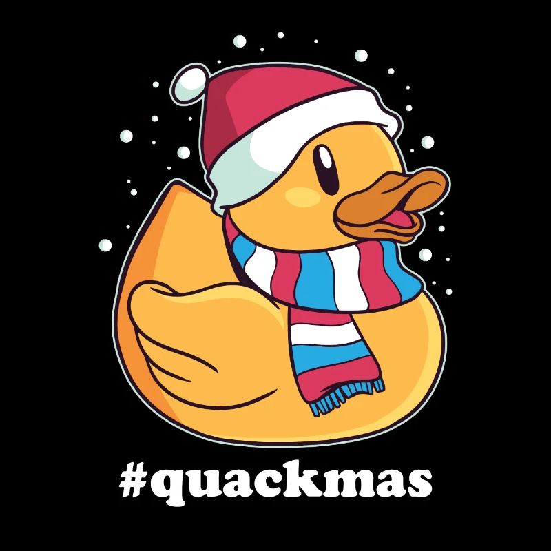 Christmas Duck Quack Beanie Winter Gift