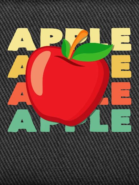Pop Art Apple Illustration