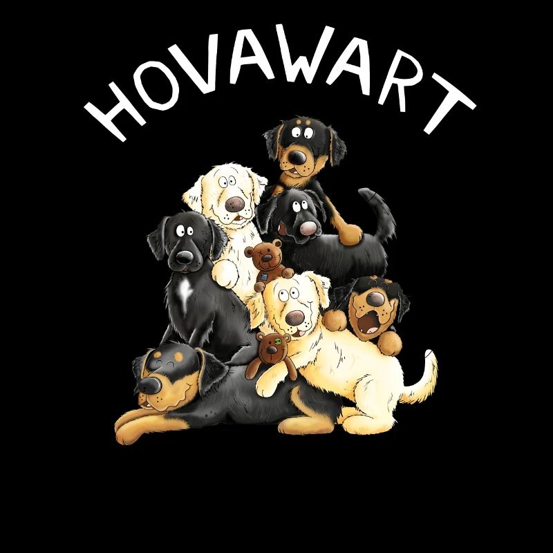 Hovawart Hundehaufen Comic Hunde Geschenk