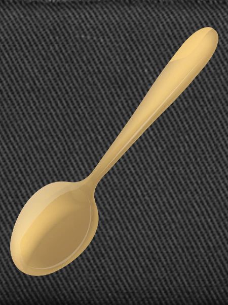 a golden spoon