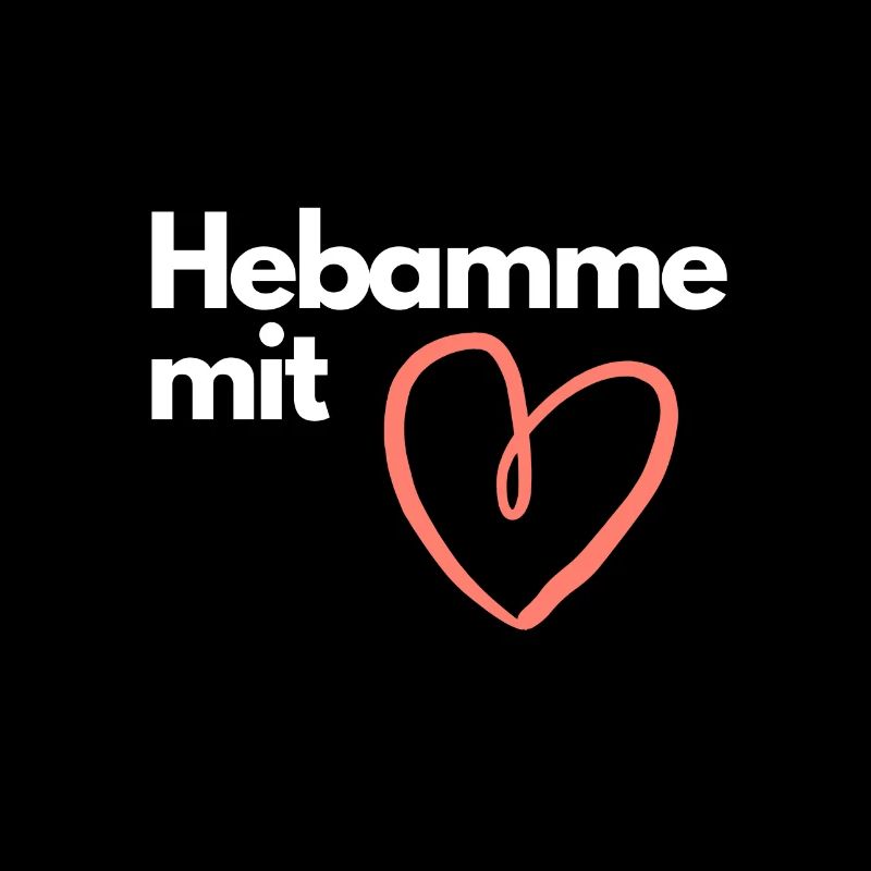 Hebamme Geschenk mit Herz Geburtshelfer Witzig
