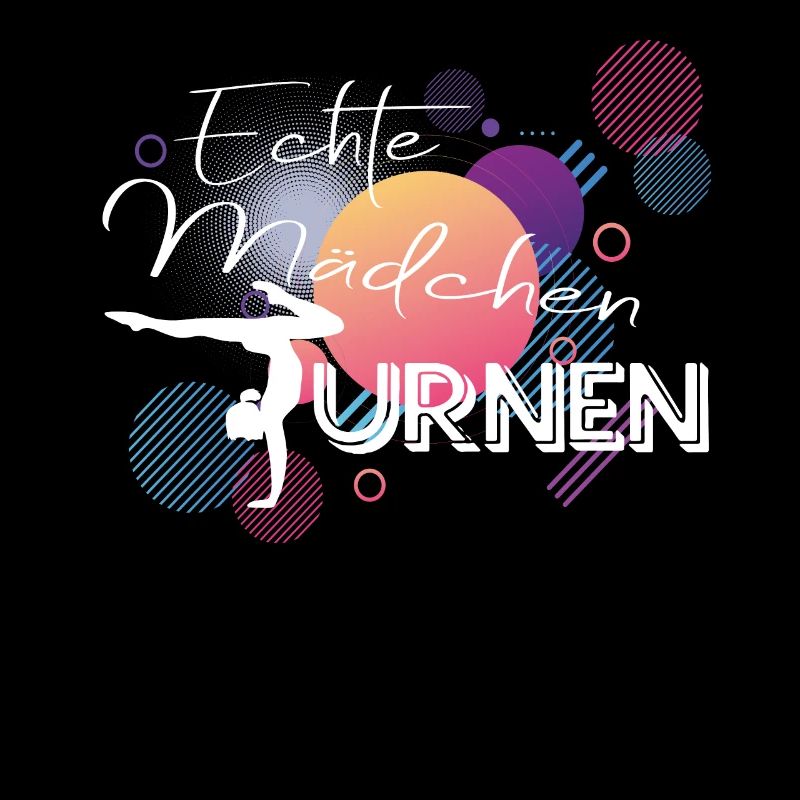 Echte Mädchen Turnen Geschenkidee für Turnerin