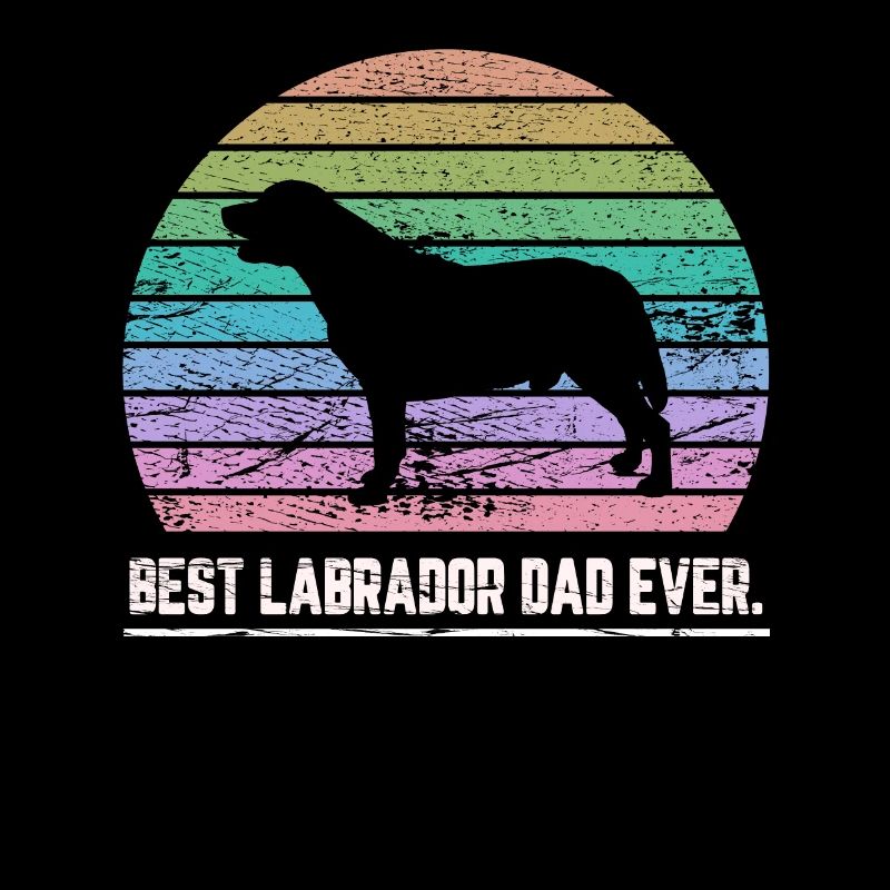 Bester Labrador Papa Hund Vater Geschenk