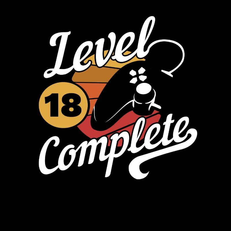 18th birthday gamer level 18