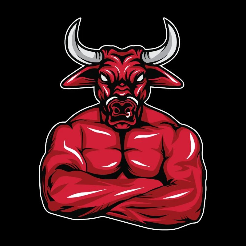 Bodybuilder Taurus Muscles Fitness Gift