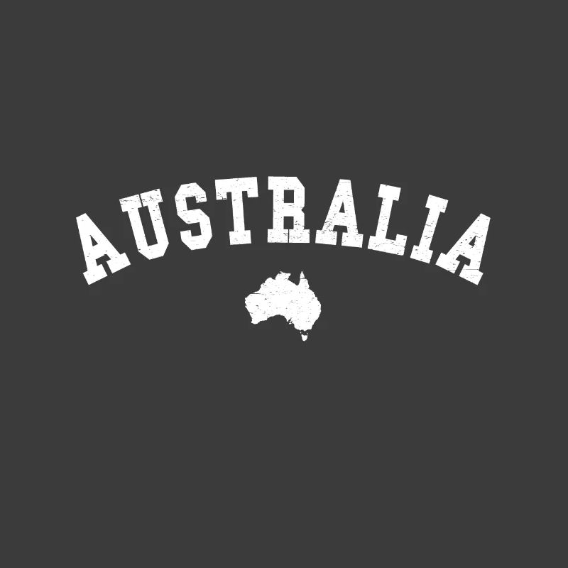 Australia Arc Contour Map
