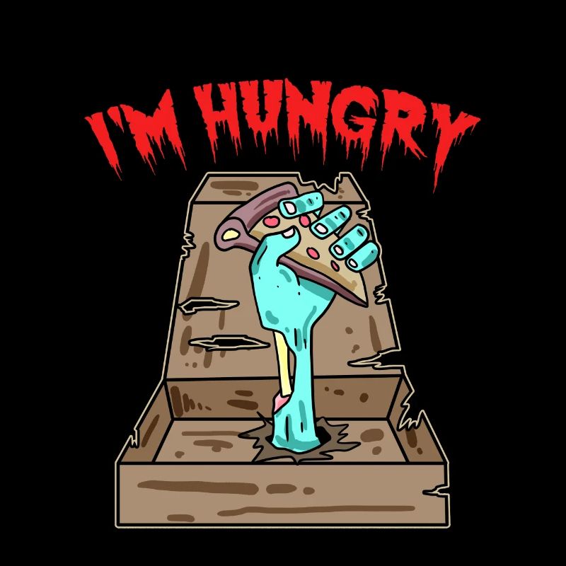Zombie Pizza Ich habe Hunger