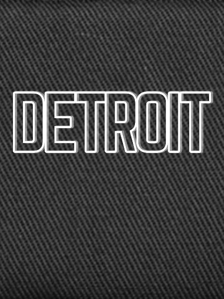 Detroit Neon Outline