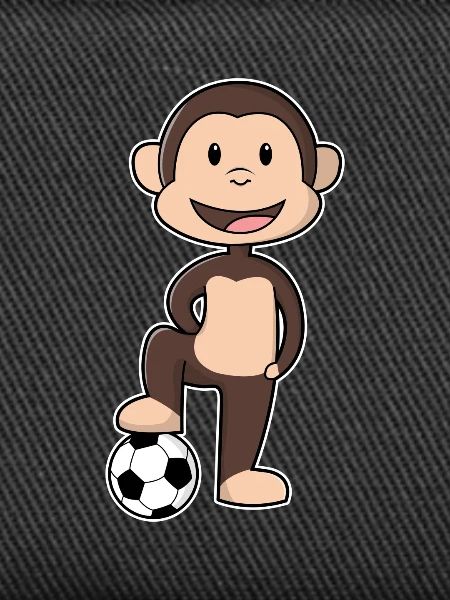 Monkey Soccer Player Soccer