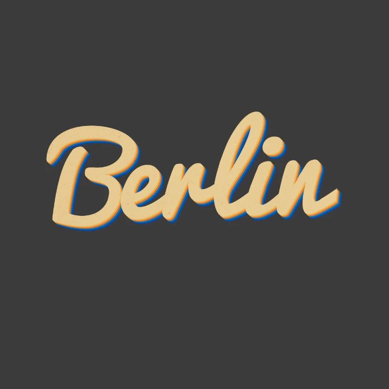 Berlin Script Vintage Wordmark