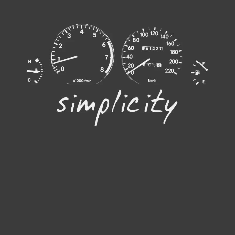 Simplicity speedometer