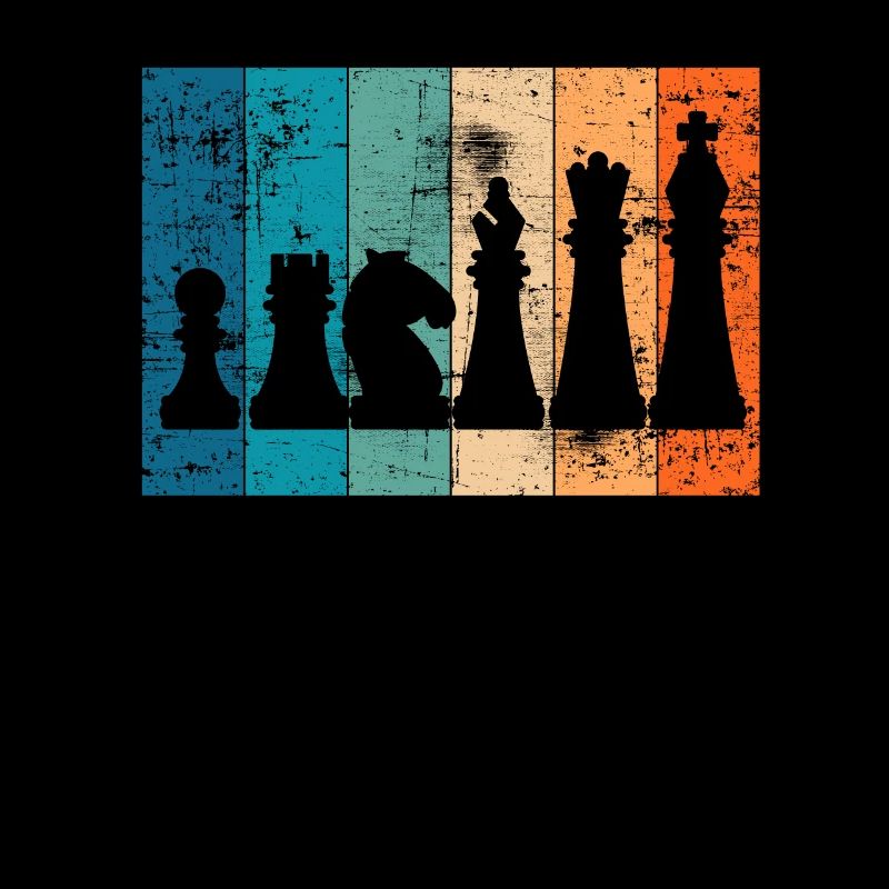 Chess Chessboard Checkmate King Retro Gift